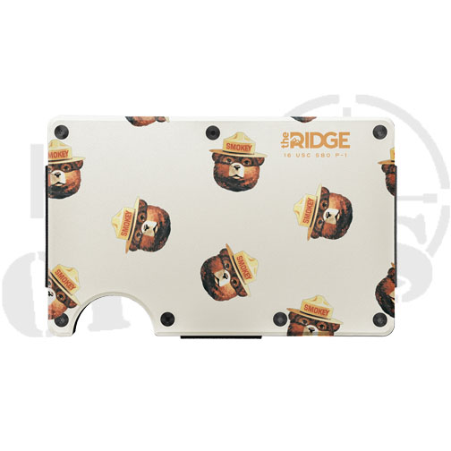 Ridge Aluminum Wallet - Smokey Bear