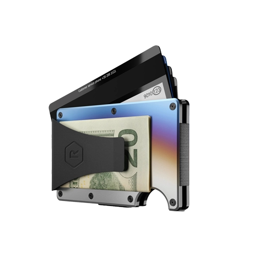Ridge Wallet Burnt Titanium W Money Clip RW 312