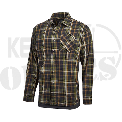 Vertx Guardian Stretch Long Sleeve Shirt - Woodland Plaid - VTX1442
