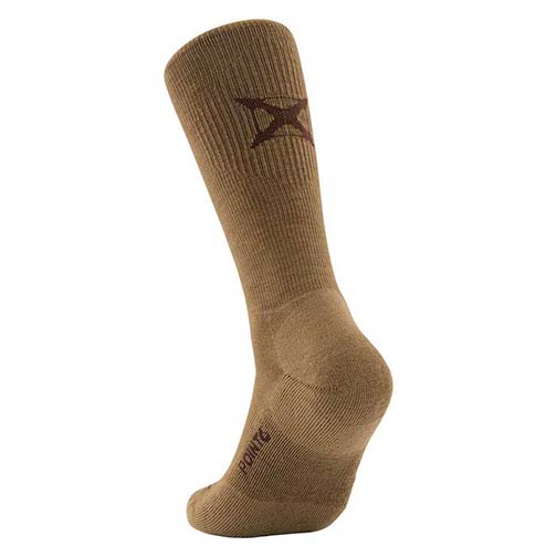 Vertx 10" VaporCore Crew Socks - Dark Earth