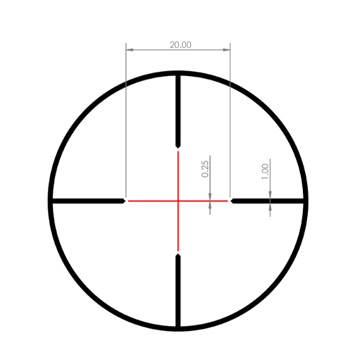 EOTech Vudu 2-12x40 SFP Riflescope - DP1 Reticle