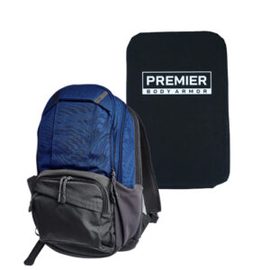 Vertx Ready Pack - Royal Blue/Smoke Grey & Premier Body Armor Level IIIA Backpack Insert Bundle