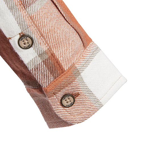 Vertx Women's Valley Flannel - Brick Red Paned Plaid