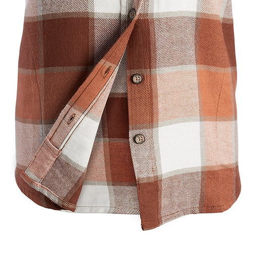 Vertx Women's Valley Flannel - Brick Red Paned Plaid