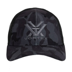 Vortex Logo Hat - Black Camo