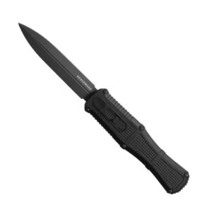 Benchmade 3370GY Claymore D/E OTF Knife Black Grivory - Black
