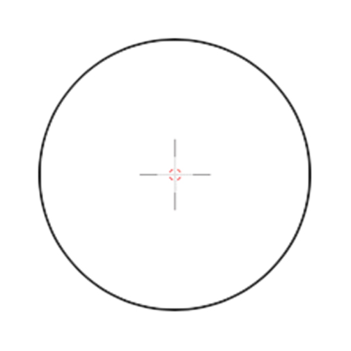 Trijicon Credo 1-6x24mm FFP Riflescope - MRAD Segmented Circle Reticle Red