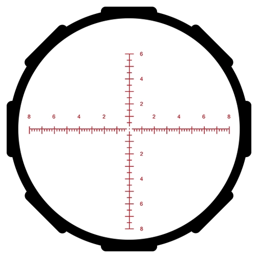 Crimson Trace Hardline Pro 6-24x50 FFP Riflescope - MIL Illuminated Reticle