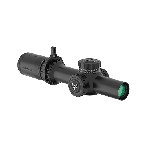 Swampfox Tomahawk II 1-4x24 SFP Riflescope - BDC Reticle