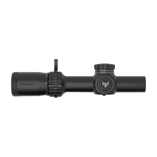 Swampfox Tomahawk II 1-4x24 SFP Riflescope - BDC Reticle