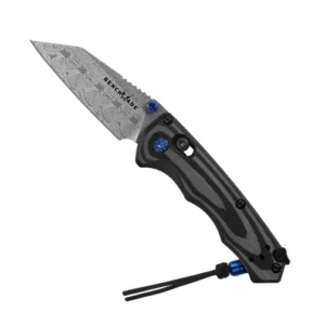 Benchmade 290-241 Full Immunity Folding Knife Black Unidirectional Carbon Fiber - Etched