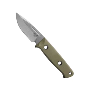 Benchmade 165-1 Mini Bushcrafter S/E Fixed Blade Knife OD Green G10 - Stonewash