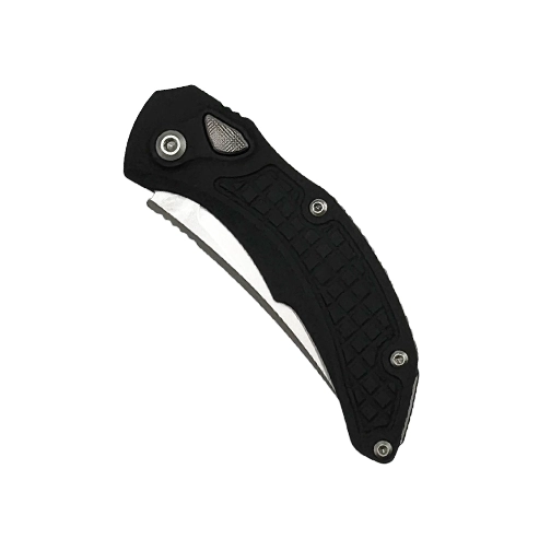 Microtech 268A-10 Brachial Trailing Point Automatic Knife Black - Stonewash