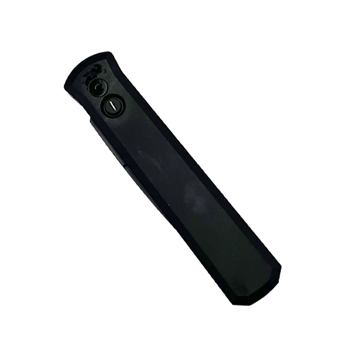 Pro-Tech Knives Godfather Spear Point Automatic Folding Knife Black - Black DLC