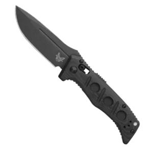 BENCHMADE 2730GY-1 MINI AUTO ADAMAS S/E MANUAL FOLDER KNIFE BLACK - TUNGSTEN GRAY