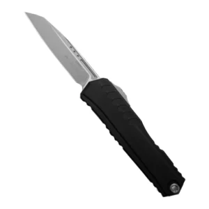 Microtech 1241-10 Cypher II S/E OTF Automatic Knife Black - Stonewash