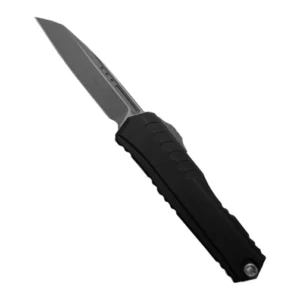Microtech 1241-10AP Cypher II S/E OTF Automatic Knife Black - Apocalyptic