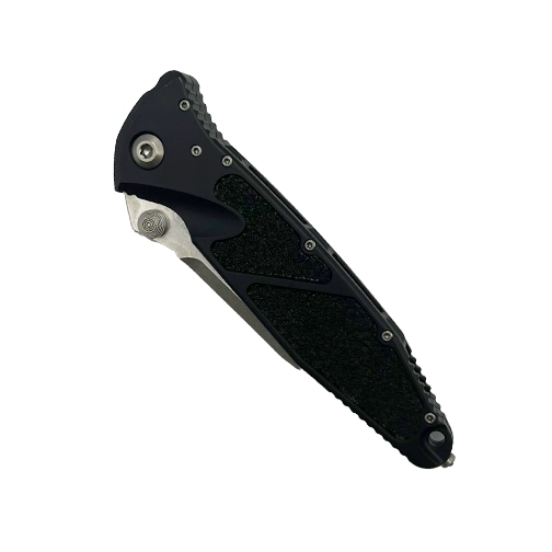 Microtech 160-11 SOCOM Elite S/E Partially Serrated Manual Knife Black - Stonewash