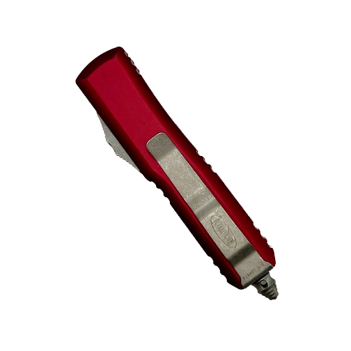 Microtech 232-10APMR UTX-85 D/E OTF Automatic Knife Merlot Red - Apocalyptic