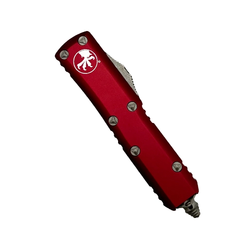 Microtech 232-10APMR UTX-85 D/E OTF Automatic Knife Merlot Red - Apocalyptic