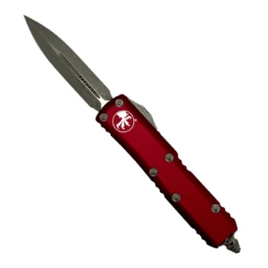 Microtech 232-10APMR UTX-85 D/E OTF Automatic Knife Merlot Red - Apocalyptic