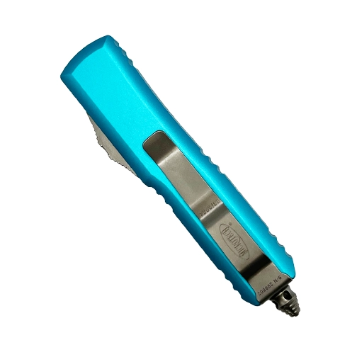Microtech 232-4TQ UTX-85 D/E OTF Automatic Knife Turquoise - Satin