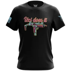 We the People Holsters UZI Does It Short Sleeve T-Shirt