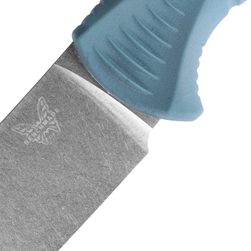 Benchmade 18020 Fishcrafter Trailing Point Fixed Blade Knife Depth Blue - Stonewash