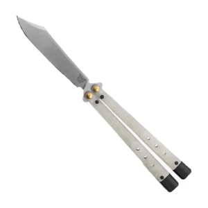 Benchmade 99 Necron Bali-Song Butterfly Knife Jade - Stonewash