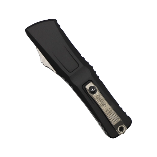 Microtech 1142-12AP Combat Troodon Gen III D/E Fully Serrated OTF Automatic Knife Black - Apocalyptic