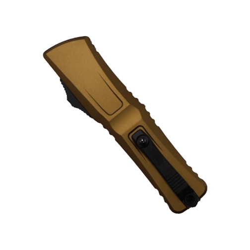 Microtech 1142-2TA Combat Troodon Gen III D/E Partially Serrated OTF Automatic Knife Tan - Black