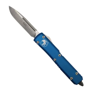 Microtech 121-4BL Ultratech S/E OTF Automatic Knife Blue - Satin