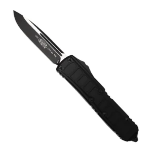 Microtech 231II-1TS UTX-85 Signature Series S/E OTF Automatic Knife Black Stepside - Black