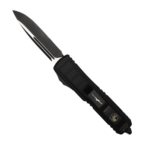 Microtech 231II-1TS UTX-85 Signature Series S/E OTF Automatic Knife Black Stepside - Black