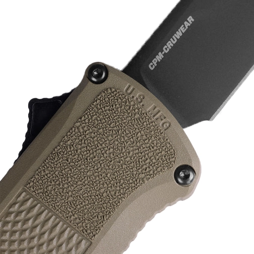Benchmade 5371BK-01 Shootout OTF Automatic Knife Ranger Green - Black DLC