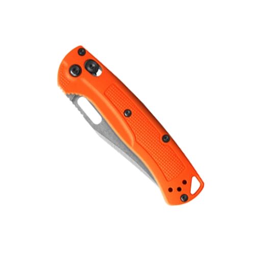 Benchmade 15533 Mini Taggedout S/E Manual Folding Knife Orange Grivory - Stonewash