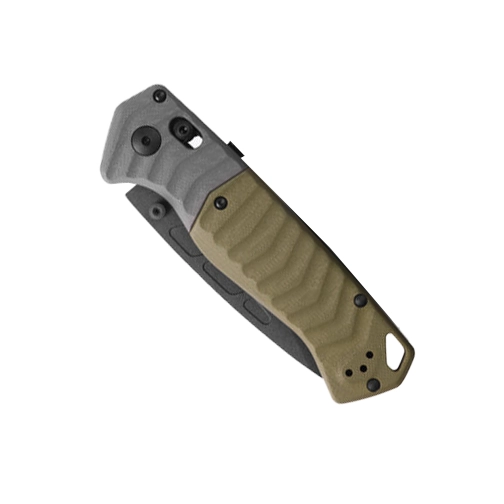 Benchmade 593BK PSK S/E Manual Folding Knife Gray & OD Green G10 - Cobalt