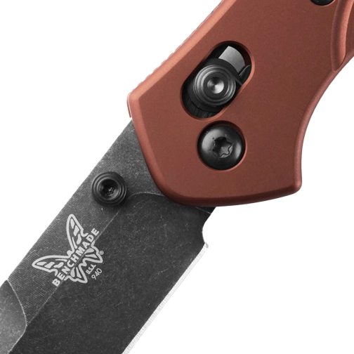 Benchmade 945BK-03 Mini Osborne Reverse Tanto Manual Folding Knife Burnt Copper - Black DLC Battlewash