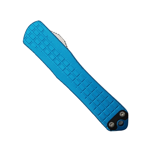 Heretic Knives Manticore S Bowie OTF Automatic Knife Turquoise - Stonewash
