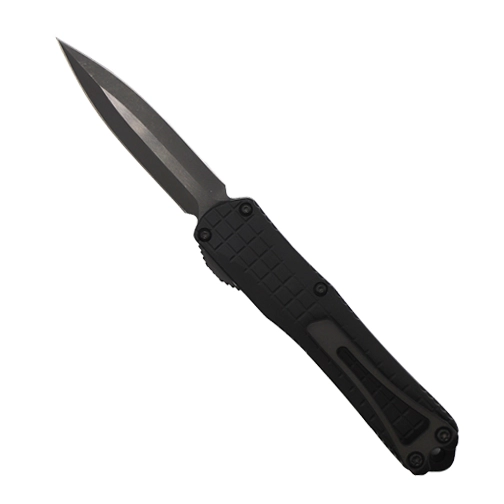 Heretic Knives Manticore S D/E OTF Automatic Knife Black - Black