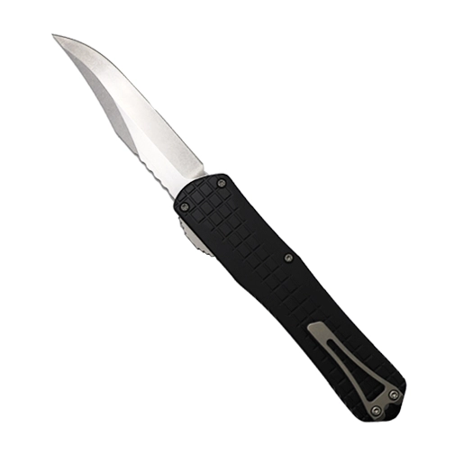 Heretic Knives Manticore X S/E OTF Automatic Knife Black - Stonewash