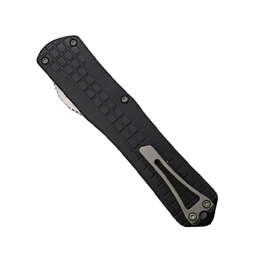 Heretic Knives H031F-2A Manticore X T/E OTF Automatic Knife Black - Stonewash