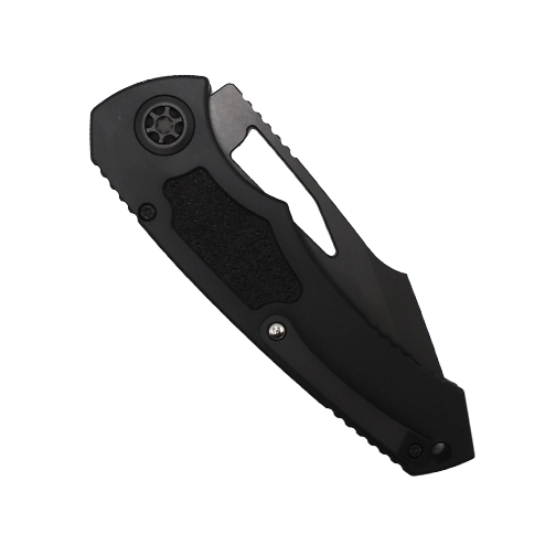 Heretic Knives Pariah S/E Partially Serrated Manual Folding Knife Black - Black