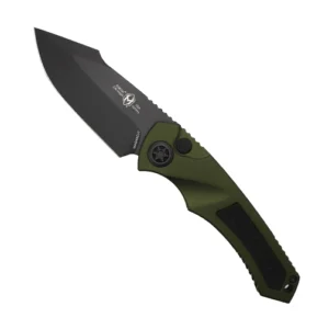 Heretic Knives Pariah S/E Automatic Folding Knife Green - Black