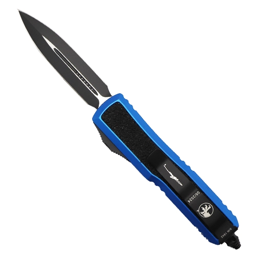 Microtech 126-1BLS Daytona Signature Series D/E OTF Automatic Knife Blue - Black