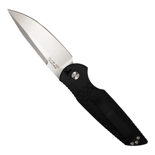 Pro-Tech Knives Tactical Response 3 S/E Automatic Folding Knife Black Fish Scale - Satin