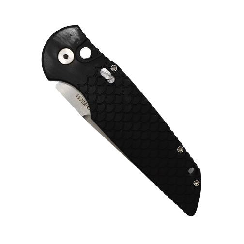 Pro-Tech Knives Tactical Response 3 S/E Automatic Folding Knife Black Fish Scale - Satin