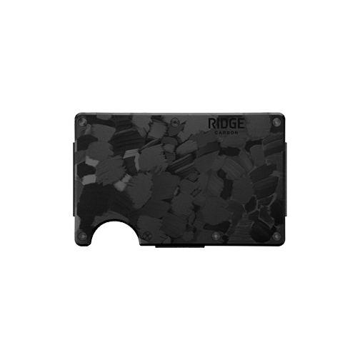Ridge Wallet Forged Carbon Fiber w/ Money Clip
