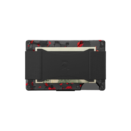 Ridge Wallet w/ Money Clip & Cash Strap - Forged Ember
