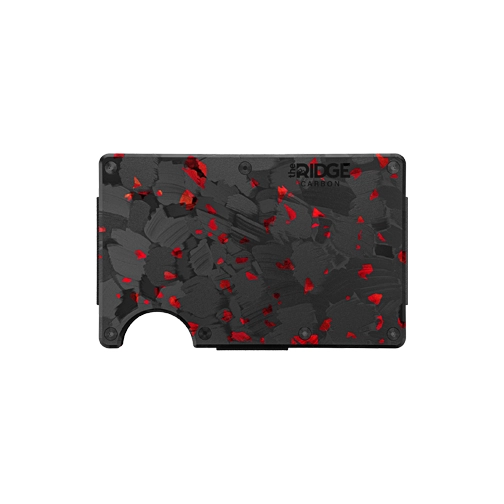 Ridge Wallet w/ Money Clip & Cash Strap - Forged Ember